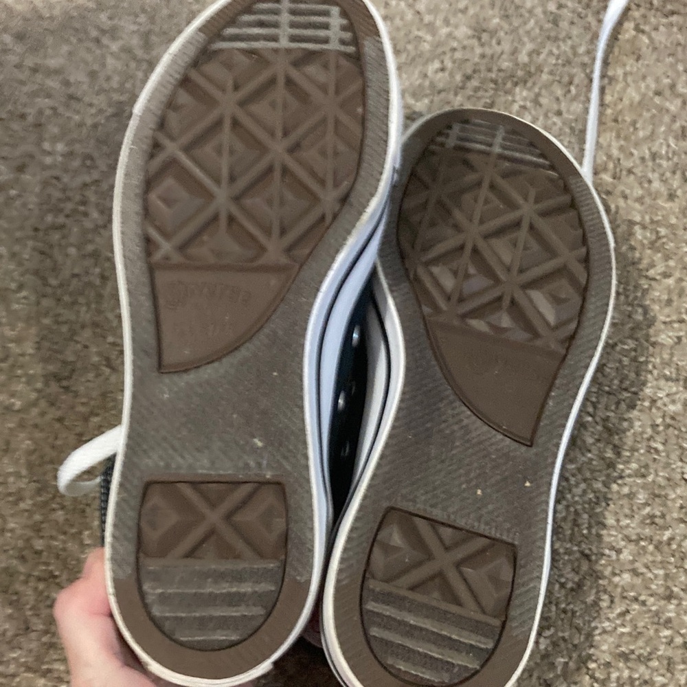 Converse Black and White High-Tops SEE DESCRIPTION PLEASE - Picture 5 of 8